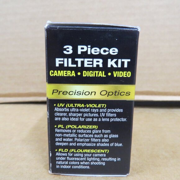 Opteka 52mm Hi-Def Professional 3-Piece Filter Set UV - PL - FLD NEW IOB - Picture 4 of 7